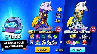 Brawl Pass Season 33! + Cartoons Skins!! - Brawl Stars Sneak Peek