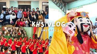 KHS VLOG (first day) || Kong Hua Vlogs