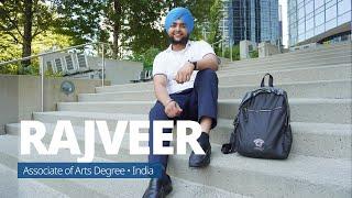 Rajveer Singh (India) - Associate of Arts Degree