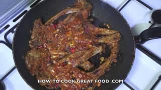 Spicy Lamb Chops Recipe - Easy Lamb Chops - Skillet Lamb Chops - How to cook lamb chops