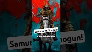 Samurai vs Shogun: The Key Differences Explained! #japanesehistory #shorts