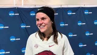 Arkansas’ Paityn Noe after taking 7th at 2024 NCAA XC