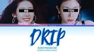 BABYMONSTER - 'DRIP' (SING WITH ME) [KARAOKE] #babymonster #drip #duet