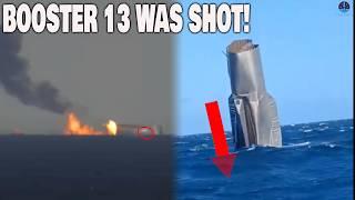 Incredible Footage Shows SpaceX SHOOT DOWN Booster 13 After Land! What Happened