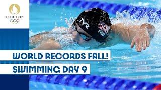 World Records Fall! | Swimming Day 9 | #Paris2024 Highlights