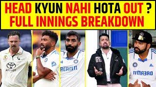 TRAVIS HEAD 152 INNINGS FULL BREAKDOWN, KYUN NHI HOTA INDIA SE OUT ?