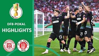 Last minute equalizer | Hallescher FC vs. FC St. Pauli 2-3 | Highlights | DFB-Pokal First Round