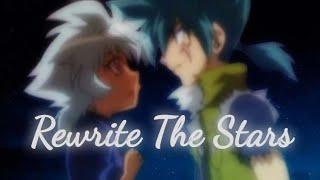 Beyblade || Kyoya x Hikaru || Rewrite The Stars (amv)