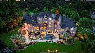 Stunning waterfront estate with breathtaking views of Lake Norman in North Carolina for $12,995,0