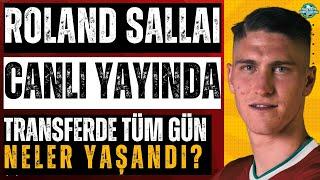 Galatasaray'ın transferi Roland Sallai canlı geliş görüntüleri | Transferde tüm gün neler yaşandı?