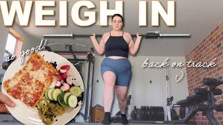 Getting Back On Track + Low Carb Pizza || Weigh-In Vlog