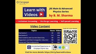 Cengage physics Video lectures for JEE Mains Advanced by Bm Sharma