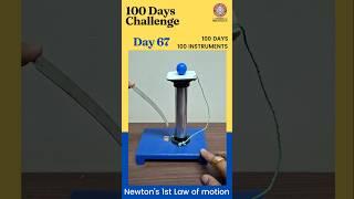 100 days 100 instruments - Day 67 Newton's first law of motion