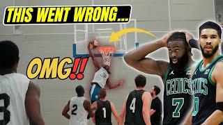 He Hit A Reverse Dunk At The Boston Celtics' Practice Facility!?! | Rise 3X3 Tournament