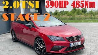 Seat Leon Cupra ST 2.0TFSI DNU 300HP STAGE 2 Power 390HP 485NM GREGOR10 CHIPTUNING