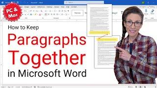 How to Keep Paragraphs Together in Microsoft Word (PC & Mac)