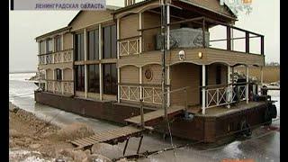 Плавучий дом дебаркадер на Ладоге. 100ТВ