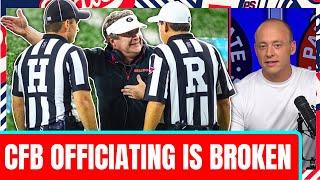 College Football Officiating Was HORRIBLE Saturday - Josh Pate Reaction