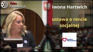 Iwona Hartwich - ustawa o rencie socjalnej