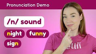 Pronouncing /n/ – English Pronunciation Lesson (Part 1)