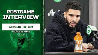 Jayson Tatum on Brandon Jennings Calling Him SOFT | Celtics vs Kings Postgame 12-10