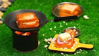 Tiny Sandwich Recipe | Real Cooking in Mini Kitchen  | Must Watch | Miniature Cooking