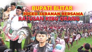 BUPATI BLITAR JOGED JARANAN BERSAMA RIBUAN ORANG@SCB STAR CIPTA BLITAR