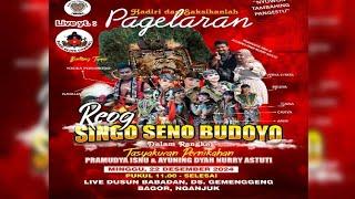 live reog SINGO SENO BUDOYO di dsn. Babadan Ds. Gemenggeng Bagor nganjuk ft Krisna Audio