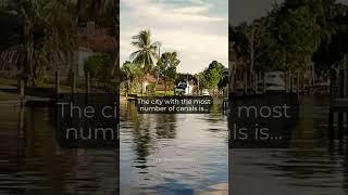 The City with the Most Number of Canals is… #shortsclip #shorts #travel #facts