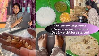 Day 1 Weight loss / Are you ready ⁉️What I eat in a day?/ intermittent fasting/ My own experience