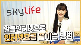 스카이라이프 인터넷TV 월 요금 2만원대! 알뜰인터넷으로 인터넷요금 줄이는 방법! (ft. 인터넷 꿀팁)