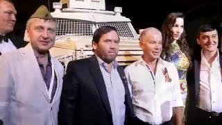 Исмагил Шангареев, Хайдар Камалетдинов и Олег Газманов на праздновании 9 Мая