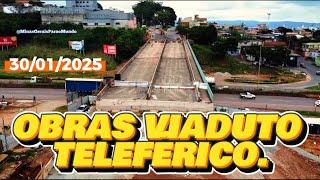 BR 040 OBRAS VIADUTO TELEFERICO ENCAIXE DA PISTA CIDADE DE CONTAGEM MINAS GERAIS.