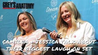 Jessica Capshaw & Camilla Luddington talk about their biggest laugh on Grey's & Arizona/Carina