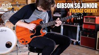 No Talking...Just Tones | Gibson SG Junior - Vintage Cherry