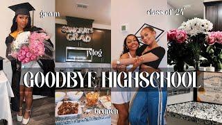 I FINALLY GRADUATED HIGHSCHOOL! | prepare, brunch party, grad vlog, appointments, & more!