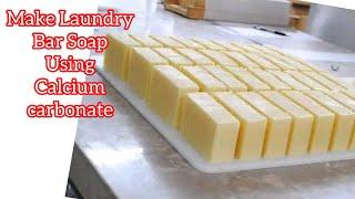 How to make Laundry Bar Soap with Calcium carbonate