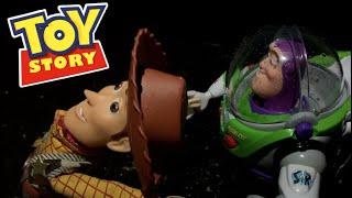 Toy Story Gas Station Scene/Woody And Buzz Fight Scene In Real Life!