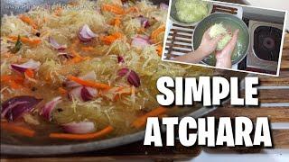 Simple Atchara Recipe - Pinoy Easy Recipes