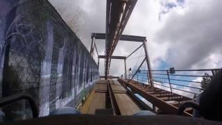 Front of Vampire Ride Chessington GoPro