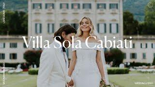 Villa Sola Cabiati Wedding Video | Jess & Maurice | Lake Como Italy