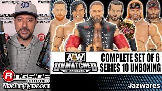 Ringside Collectibles Unboxing: AEW Unmatched 10 Complete Set Wrestling Action Figures by Jazwares!