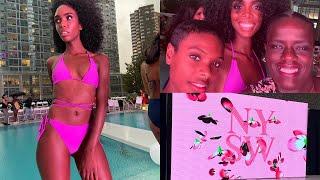 I Walked In New York Swim Week!! | NYSW Vlog | Haitian Doll By Jo Bella