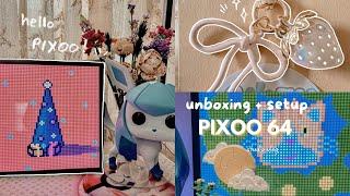 studio vlog  unboxing divoom pixoo 64 animated LED display 