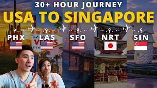 [VLOG] 30+ Hour Journey Flying From Phoenix USA to Singapore & Malaysia!