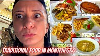 Trying TRADITIONAL FOOD in  Montenegro  #montenegro#traditionalfood#travel