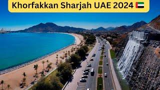 KHORFAKKAN Sharjah UAE  | A Day at KHORFAKKAN | Waterfall | Al Rafisah Dam | Shees Park