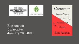 Ben Austen Event for Correction - Boswell Book Company