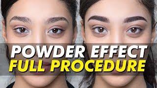 Powder/Ombré Eyebrow Tattoo | Shaded/Powdered Permanent makeup | Eye Design NY