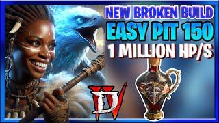 Diablo 4 NEW SpiritBorn Build POTION BUILD : PIT 150 EASY IS BROKEN Season 6 : (Nerfed as of 11/21)